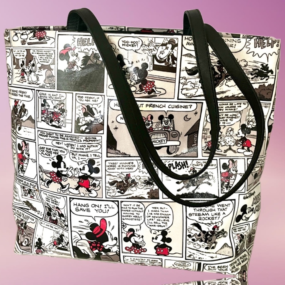Kate Spade x Disney Minnie Mouse Newspaper RARE STORYBOOK LINING Spec.Edition - Picture 2 of 6